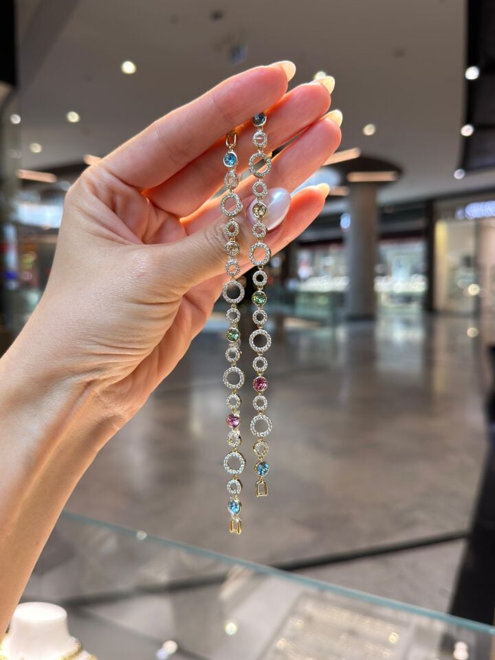 Gold Renkli Taşlı Bileklik