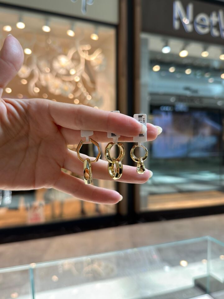 Gold Küpe Kombinleri