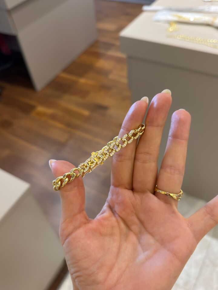 Royal İnce Taşlı Gurmet Bileklik