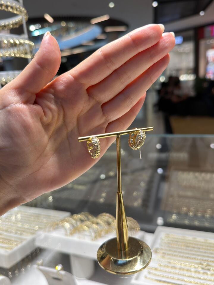Gold Tasarım Küpeler