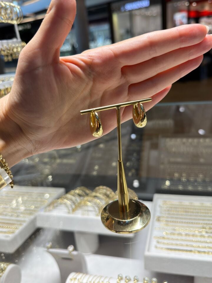 Gold Tasarım Küpeler