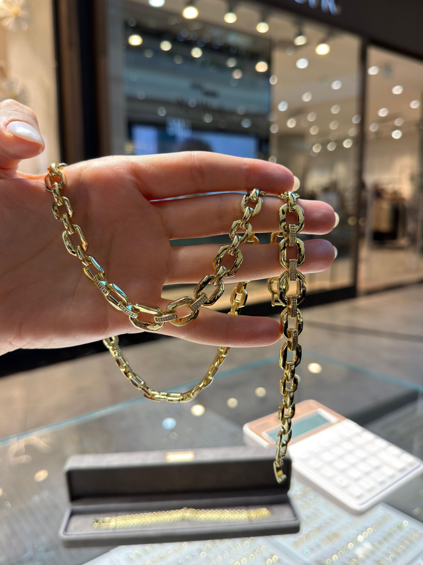 Gold Tasarım Kolye Ve Bileklik Set