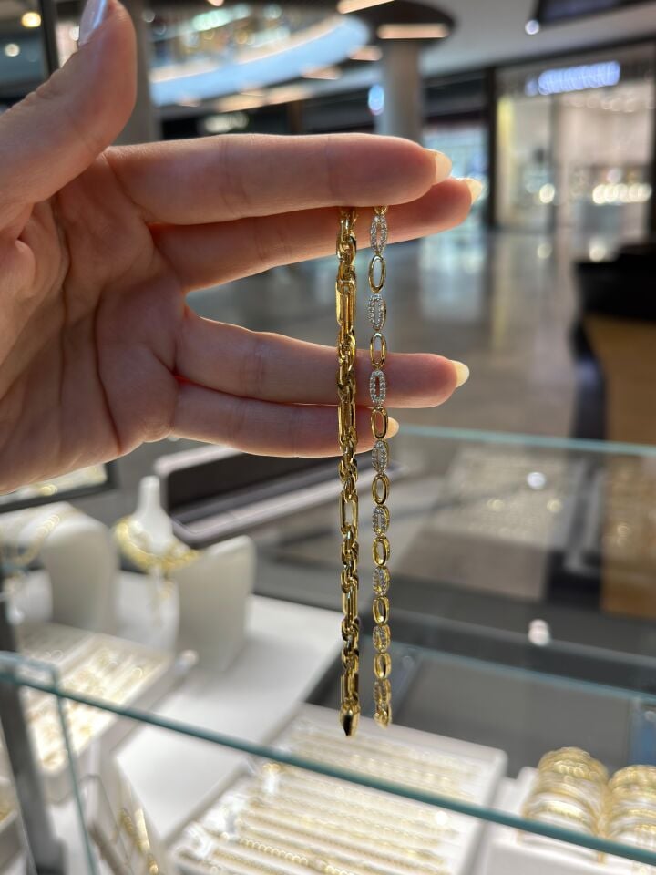 Gold Kuyum İşçilik Taşlı Taşsız Bileklikler