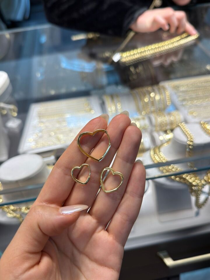 Kalpli Gold Küpe küçük