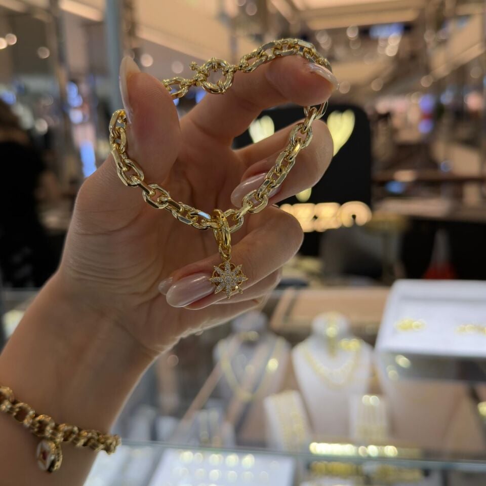 Luzzo gemici halat Bileklik Charm