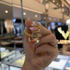 Charmlı Kuyum İşçilik Bileklik