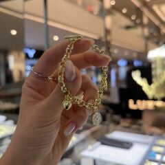 Charmlı Kuyum İşçilik Bileklik