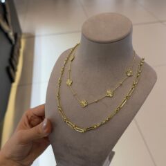 Tasarım Yonca Ve Ataç Kolye